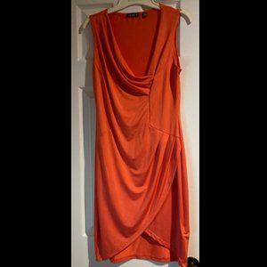 Venus dress, tangerine, size medium